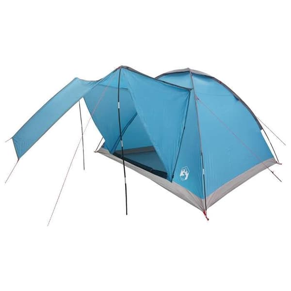 Maison Exclusive - Campingtelt til 4 personer Blå Polyester og Stål