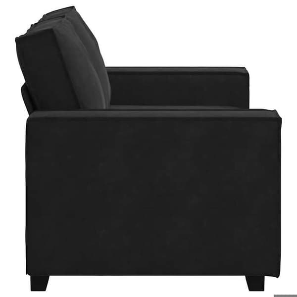 Maison Exclusive - Sofa til 2 personer Sort 160x78x84 cm Velour