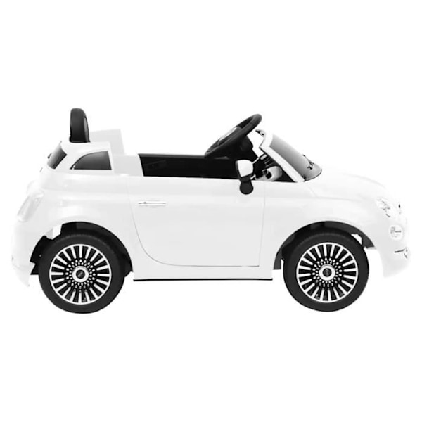 Elbil för barn Fiat 500 White53 [cm] Vit