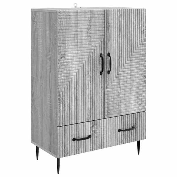 Maison Exclusive - Buffet Sonoma grå 66 x 34,5 x 95 cm Ingeniørtræ