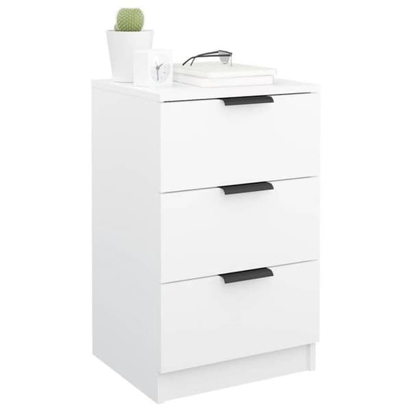 Maison Exclusive - Sängbord 2 st Vit 40x36x65 cm Vit