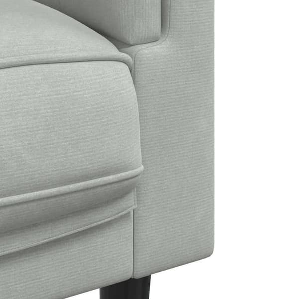 Maison Exclusive - Sæt af 2 sofaer med lysegrå velourpuder
