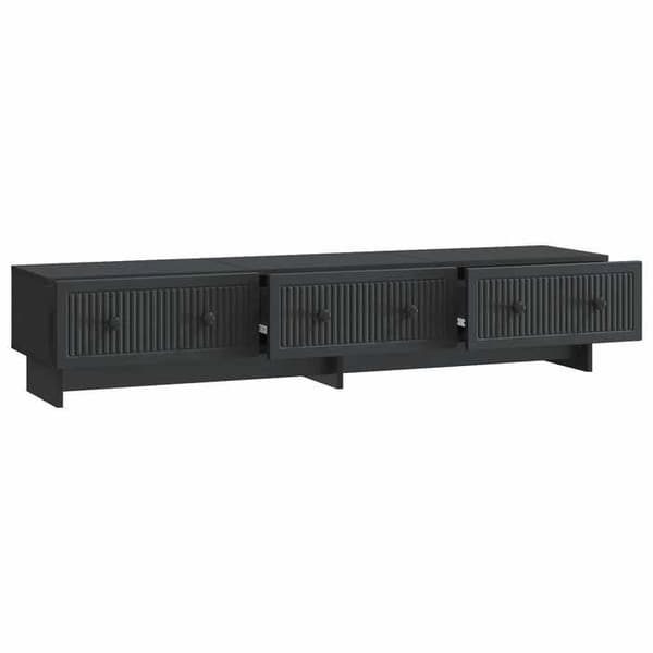 Maison Exclusive - TV-møbel 147 x 34,5 x 30 cm Sort Ingeniørtræ