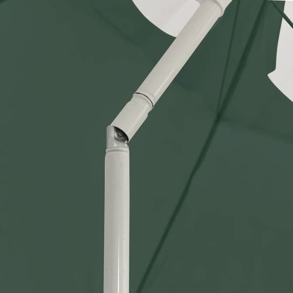 Strandparasol - Exklusivt hus - Diameter 265 cm - Nejsbar - UV-skydd grön