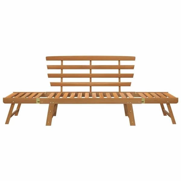 Maison Exclusive - 2-i-1 bænksæt 190 cm i solid akacietræ