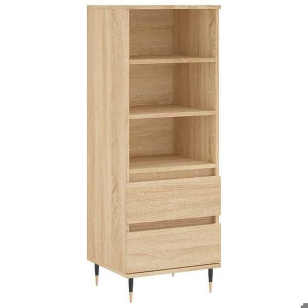 Maison Exclusive - Buffé hög Ek sonoma 40x36x110 cm Ingenjörsträ