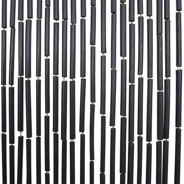 Maison Exclusive - Tummanharmaa hyönteisverho 120x220 cm bambusta
