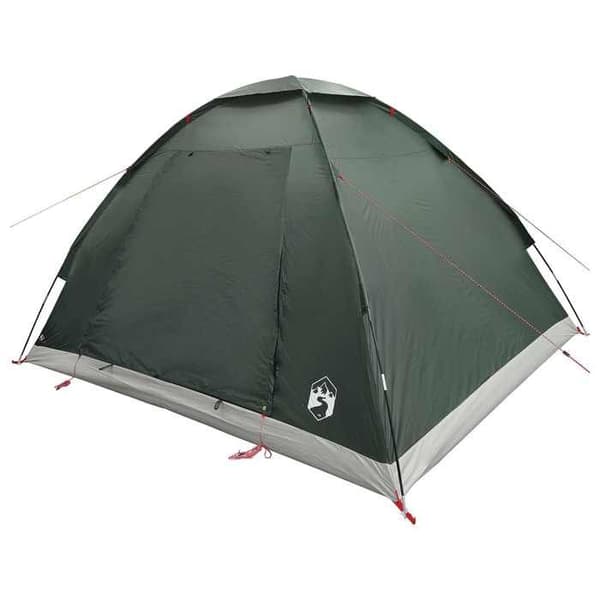 Maison Exclusive - Campingtelt til 4 personer Grøn army Polyester og Stål