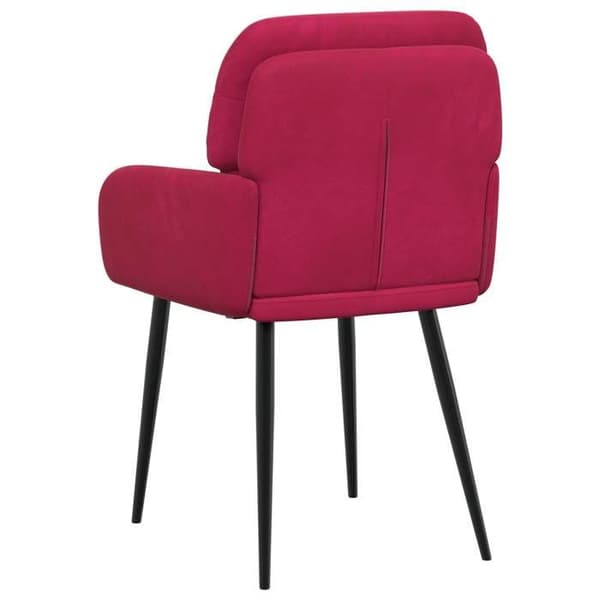 Maison Exclusive - 4 kpl Bordeaux-samettiset ruokapöydän tuolit Bordeaux