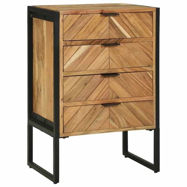 Maison Exclusive - Buffé 50 x 35 x 75 cm Massivt akaciaträ brun