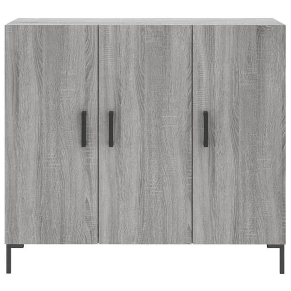 Maison Exclusive - Buffet sonoma grå 90x34x80 cm ingenjörsträ