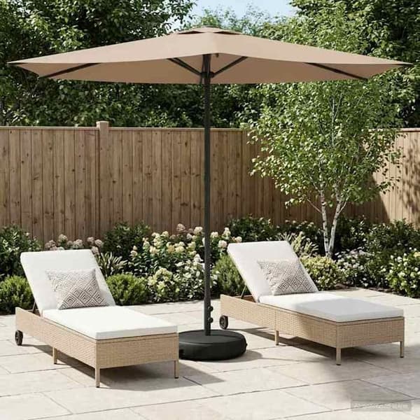 Maison Exclusive - Haveparasol med base 270 x 270 cm Polyester