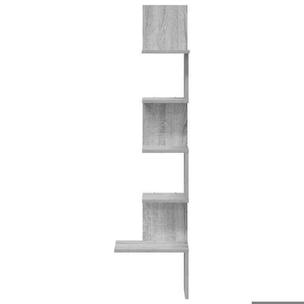 Maison Exclusive - Sonoma harmaa kulma-seinäkaappi 32x32x127,5 cm Sonoma grå