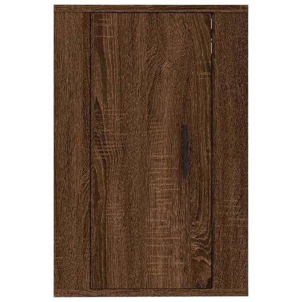 Maison Exclusive - Väggmonterad TV-möbel Ek brun 40x34,5x60 cm