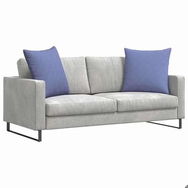 Maison Exclusive - Soffkuddar 2 st tyg Blå denim 60 x 60 cm denim blå