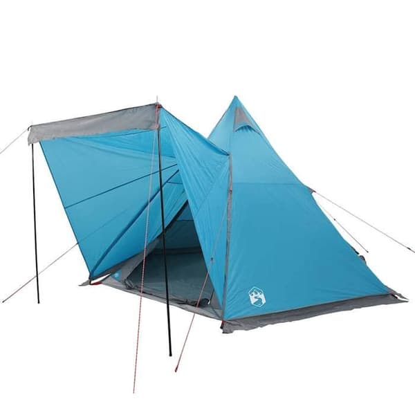 Maison Exclusive - Perheelle tarkoitettu sininen vedenpitävä tipi-teltta 6 hengelle