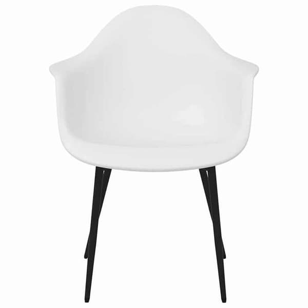 Maison Exclusive - Spisestole sæt af 2 hvid PP