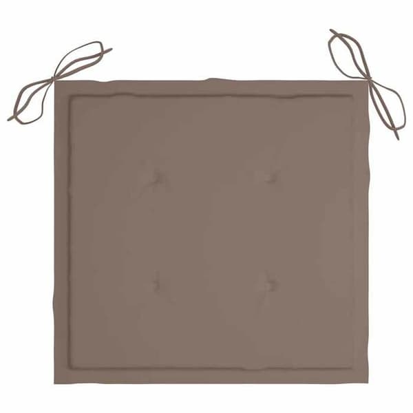 Maison Exclusive - Havestole med puder sæt af 8 Solid akacietræ