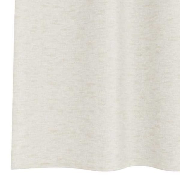 Verho - MAISON EXCLUSIVE - 245 x 140 cm - Polyester - Kermansävy - 2 kpl Grädde