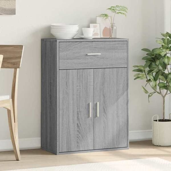 Maison Exclusive - Buffé Sonoma Grå 60x30x84 cm Ingenjörsträ