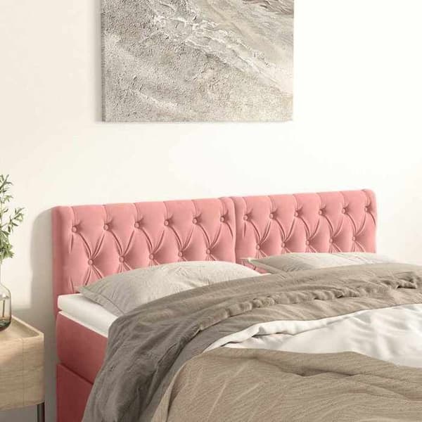 Maison Exclusive - Ruusupäät 144x7x78/88 cm Sametti Ros
