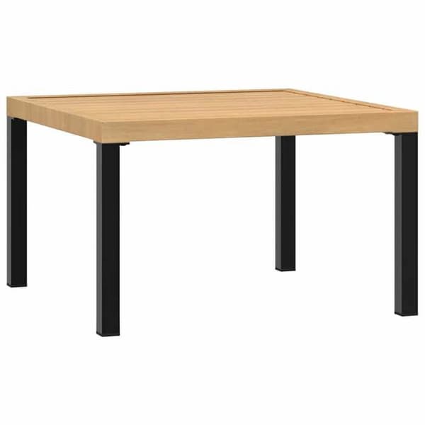 Maison Exclusive - Sort havebord 65x65x40 cm aluminium