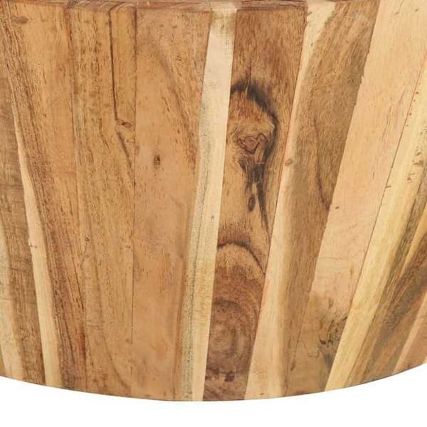 Maison Exclusive - Alustatabletti Ø65x31 cm Kestävä akasiapuu