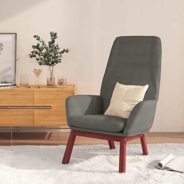 Maison Exclusive - Ljusgrå avslappningsstol i tyg Ljusgrått