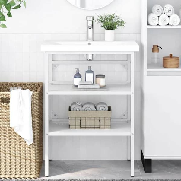 Maison Exclusive - Badrumsvaskram 59x38x83 cm Järn