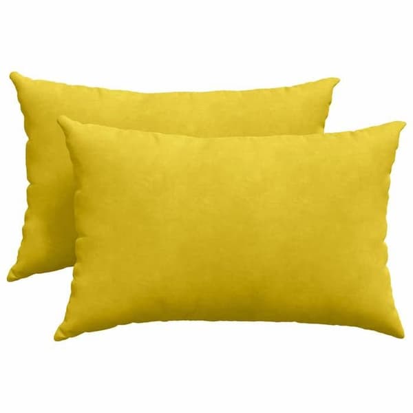 Maison Exclusive - Soffkuddar 2 st Gul 60 x 40 cm Gul