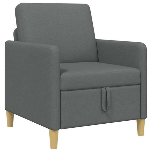 Maison Exclusive - Soffa med förvaring Mörkgrå 72 x 78 x 87 cm Polyester