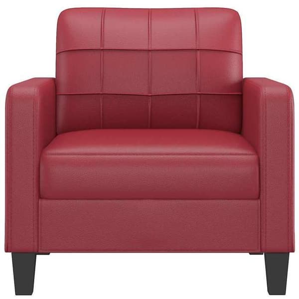 Maison Exclusive - Rød bordeaux Stol 60 cm Simililæder