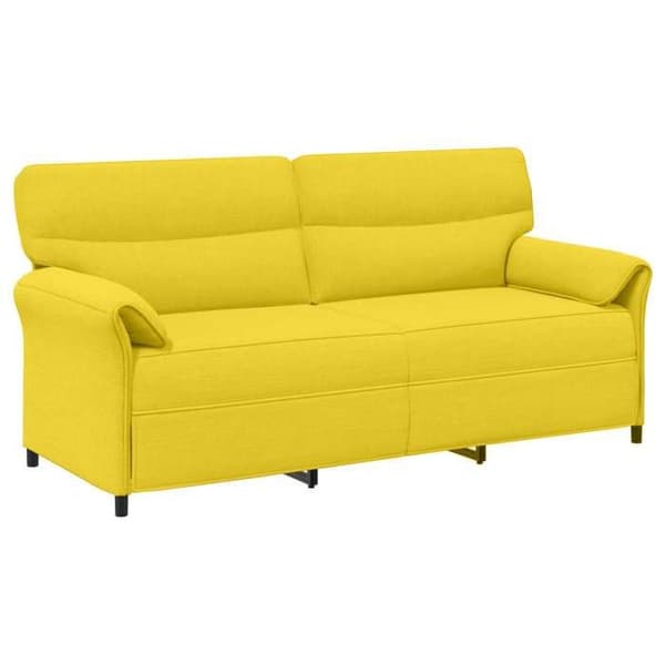 Maison Exclusive - Sæt af 2 sofaer Lys gul Stof
