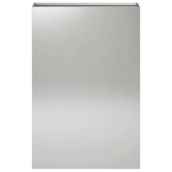 Jardinière - MAISON EXCLUSIVE - Cache-pot 40 x 20 x 75 cm - Stål - Sølv - Sæt af 2 Silver