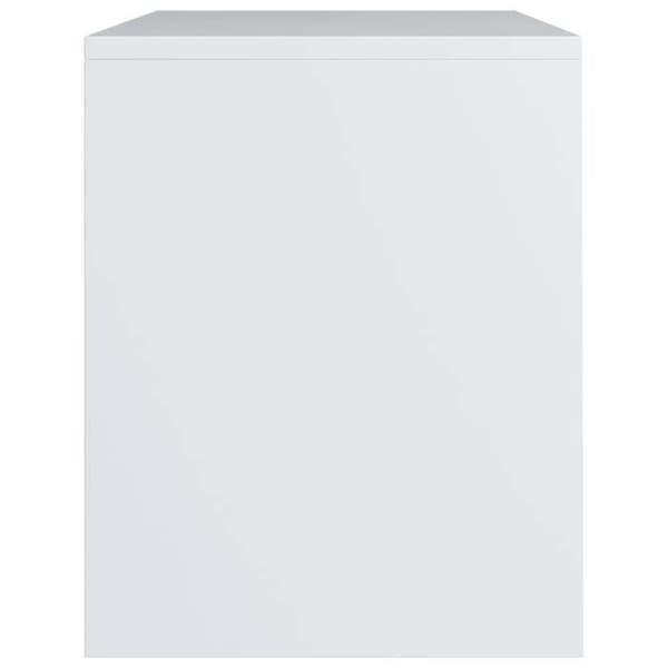 Maison Exclusive - Sängbord Vit 40x30x40 cm Ingenjörsträ Matt vit