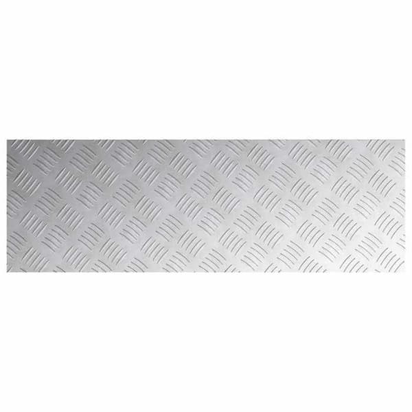 Maison Exclusive - Nez de marche 4 stk 90 x 30 cm Sølv Aluminium Rektangulær