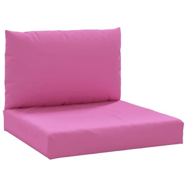 Maison Exclusive - Pallet puder sæt af 2 rosa Oxford stof