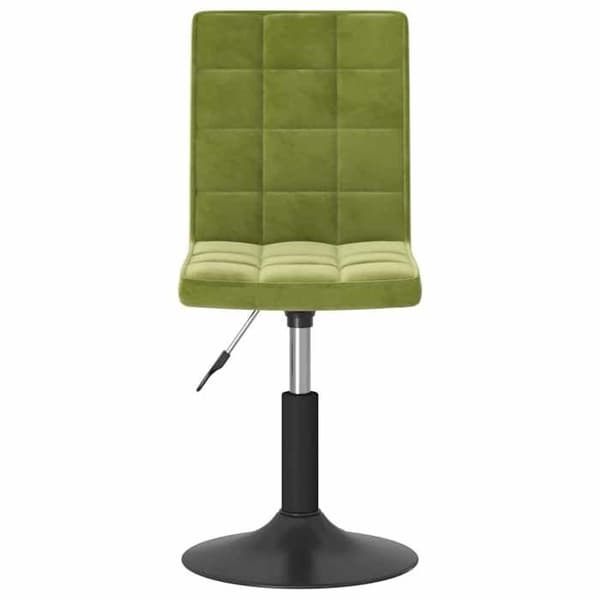 Maison Exclusive - Snurrstolar för matbord, set om 2, ljusgrön sammet