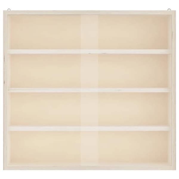 Maison Exclusive - Samling vitrineskab i træ med døre 40x8,5x37cm