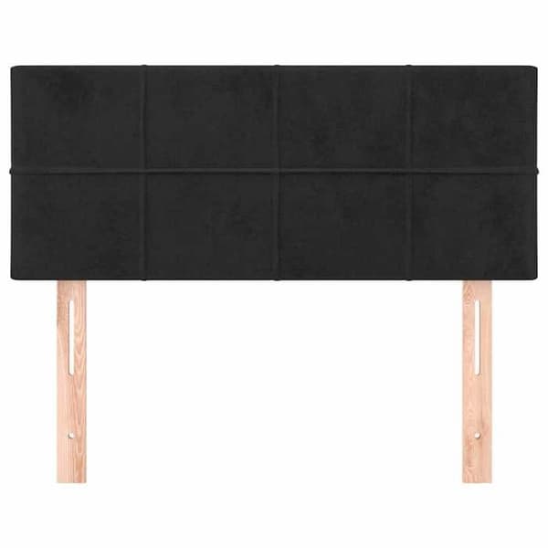 Maison Exclusive - Musta pääty 90x5x78/88 cm Sametti