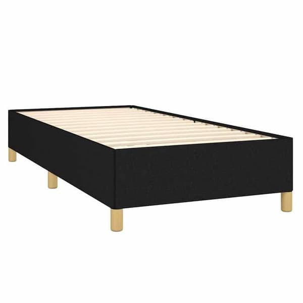 Maison Exclusive - Sengestel uden madras sort 80x200 cm stof