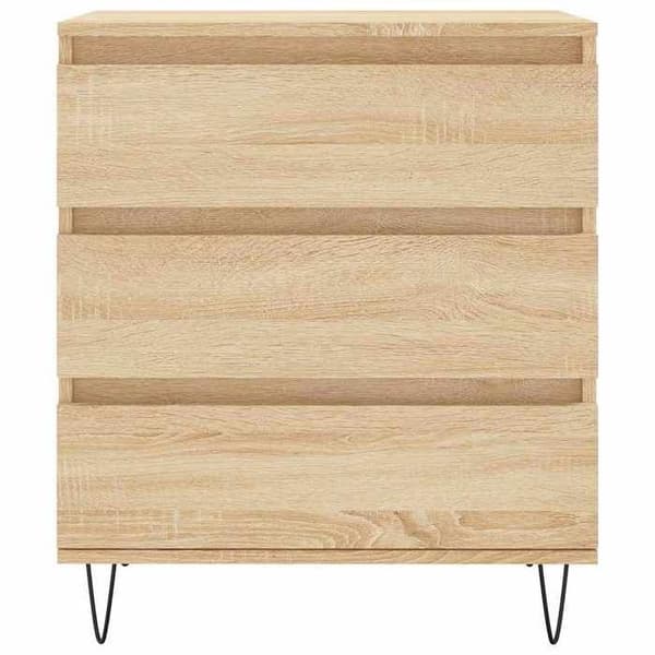 Maison Exclusive - Buffé Ek sonoma 60x35x70 cm Ingenjörsträ