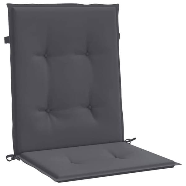 Maison Exclusive - Trädgårdsstolar kuddar Antracit 100 x 50 x 3 cm antracit
