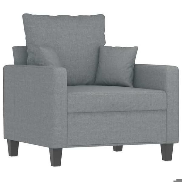 Maison Exclusive - Lys grå stol 60 cm Stof