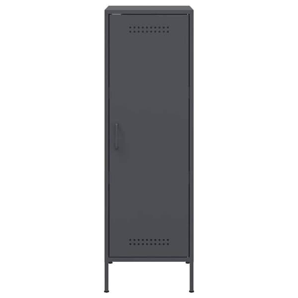 Buffet høj - EKSKLUSIV HUS - 36 x 39 x 113 cm - Antracit - Stål - 3 rum antracit