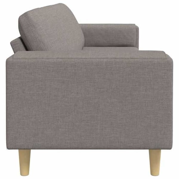 Soffa - EXKLUSIVT HUS - 250 x 77 x 76 cm - Taupe - Polyesteröverdrag - Träben Mol