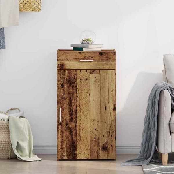 Maison Exclusive - Vanha puubuffetti 50 x 42,5 x 93 cm
