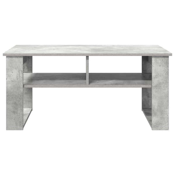Bord - EKSKLUSIV HUS - 96 x 54 x 44 cm - Beton grå - Ingeniørtræ - Rektangulær Betonggrå