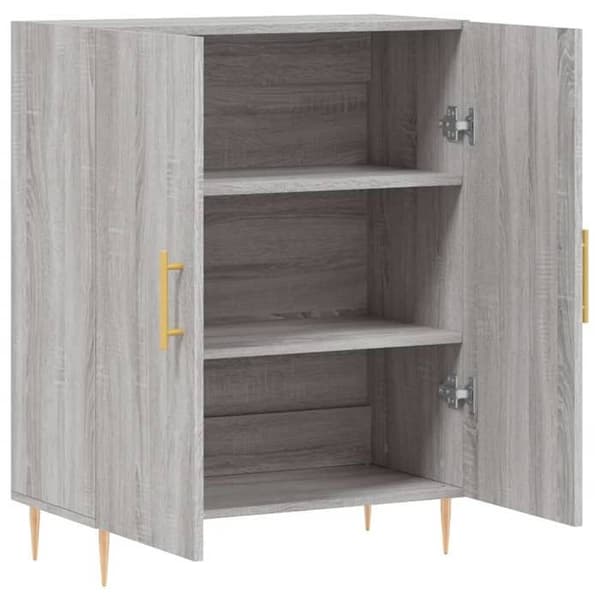 Maison Exclusive - Buffé Sonoma Grå 69,5x34x90 cm Ingenjörsträ
