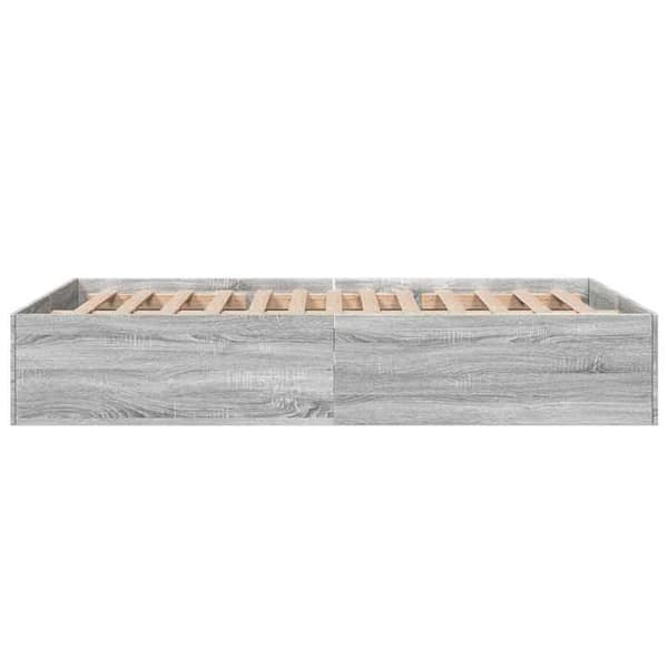 Maison Exclusive - Sengestel uden madras sonoma grå 135x190 cm
